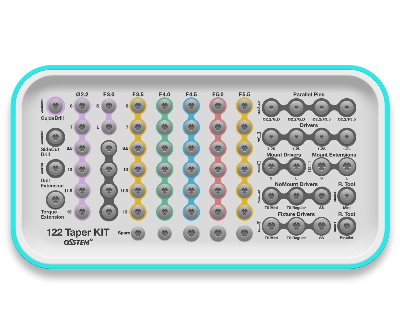 Kit 122 Taper Cod.: O122TPK 